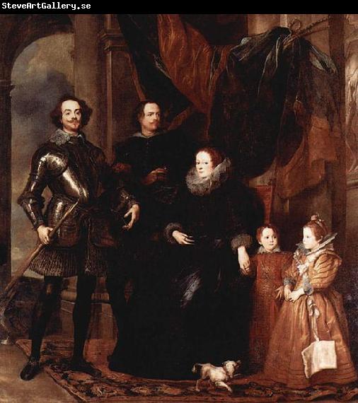 Anthony Van Dyck Portrat der Familie Lomellini